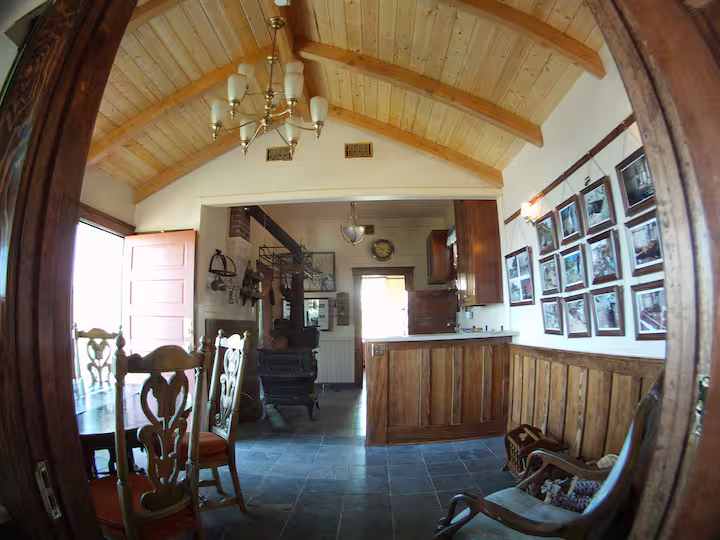 Panoramic view of the Verde Valley from the John Riordan House patio in Jerome, Arizona